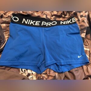 Nike Pro Royal Blue Performance Shorts